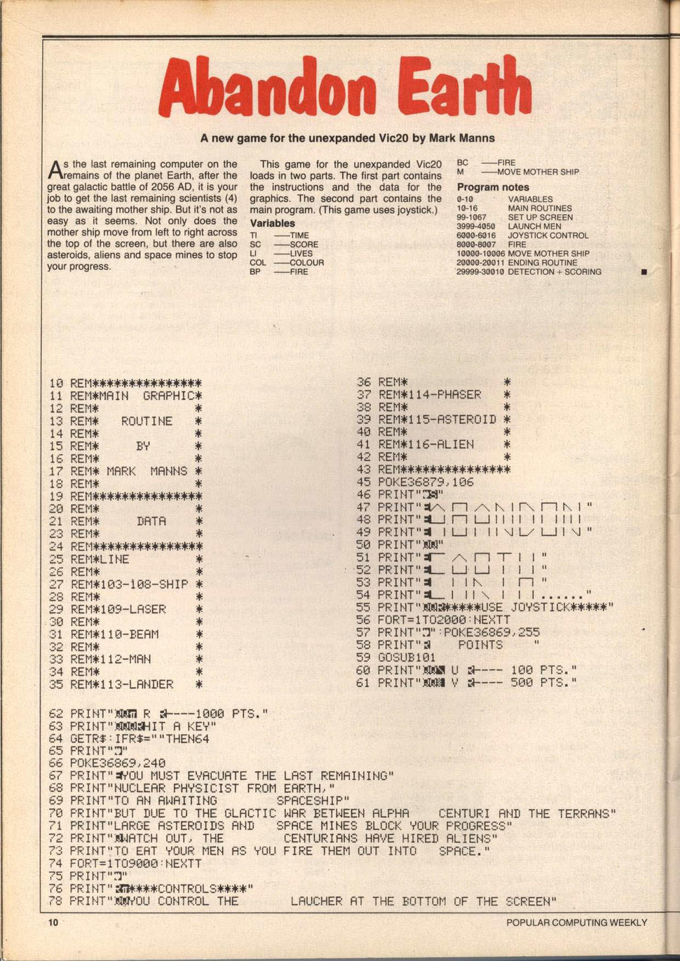 listing page 1